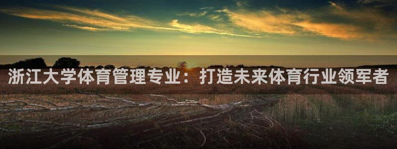 必一体育APP：浙江